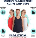 Nautica Competition 3 Pack Workout Tank Tops for Women Active Athletic Gym Workout Running Exercise Yoga Dry-Fit Fabric - Image 3